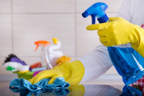 Paddington property cleaned after building work with dust removed from surfaces