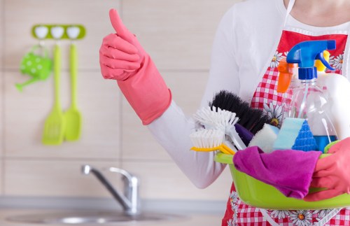 Cleaning tile and grout flooring in a Paddington commercial property