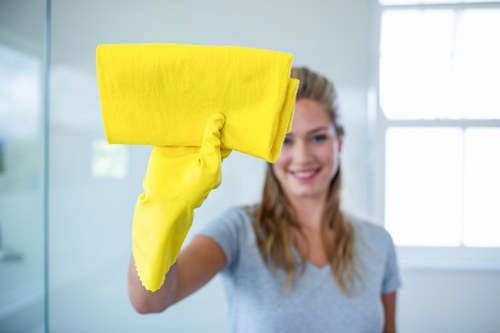 Kitchen deep cleaning during a move-out service in Paddington