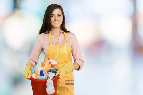 Local cleaners preparing a Paddington property for new occupants
