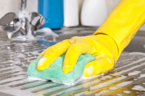 Bathroom deep clean as part of a Paddington move-out cleaning job