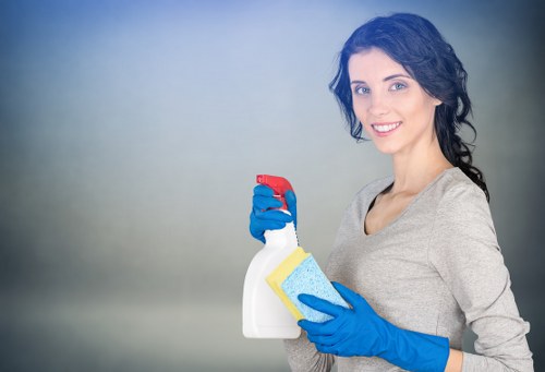 Professional cleaning supplies ready for a Paddington regular clean